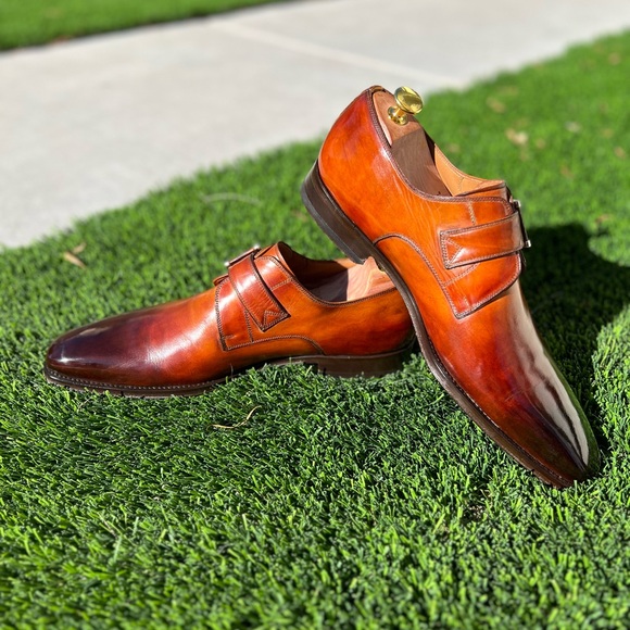 Magnanni single monk strap loafer size 10. - Picture 2 of 7